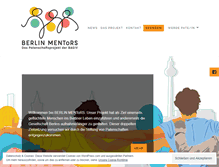 Tablet Screenshot of be-mentors.org